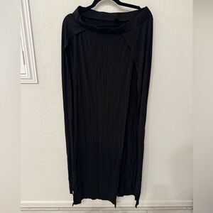 Panel long maxi shirt